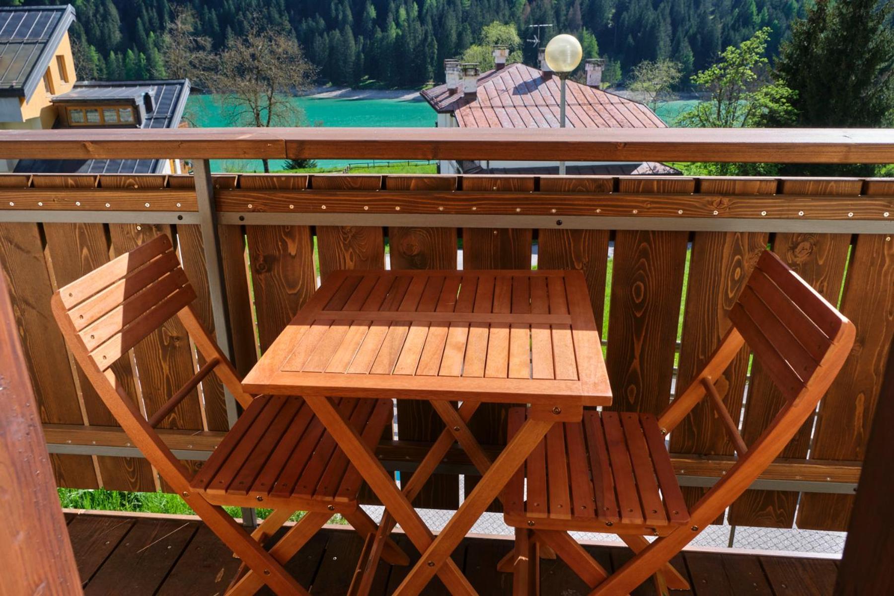 Piano Terra Vista Lago Auronzo di Cadore Esterno foto